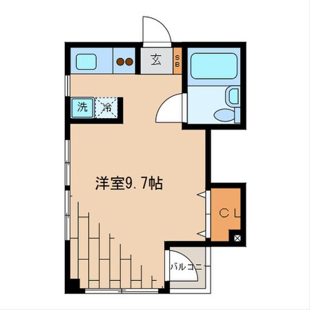 カッサ作山の物件間取画像